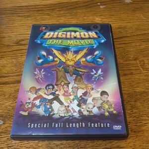 Digimon: The Movie (DVD 2000) Complete w/ Mini Poster & Chapter Insert